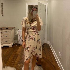 Floral wrap dress